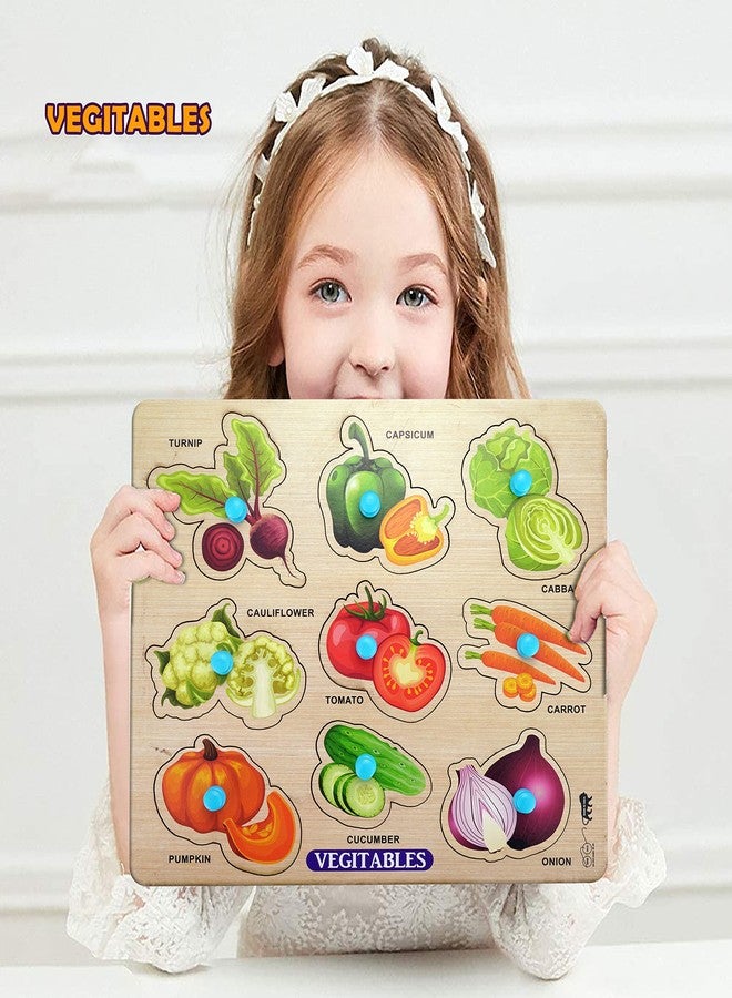 HIGHROOF® Kids Fort Pre Nursery Educational Jigsaw Puzzles for Adults Kids Learning Toys Kit Board Game 4 pcs Set of Insects Monuments of India Hindi Letters & Shapes & Colours Educational Toy - Image 2